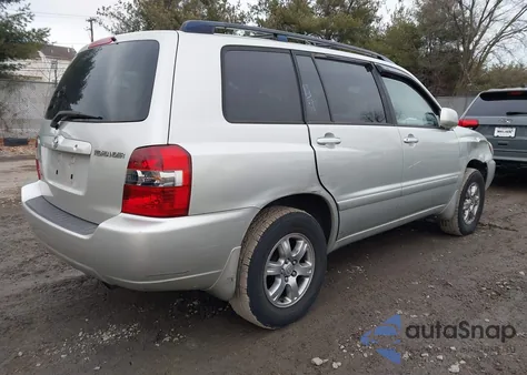 2004 Toyota Highlander V6 z USA, uszkodzony, nr VIN JTEEP21A640046552